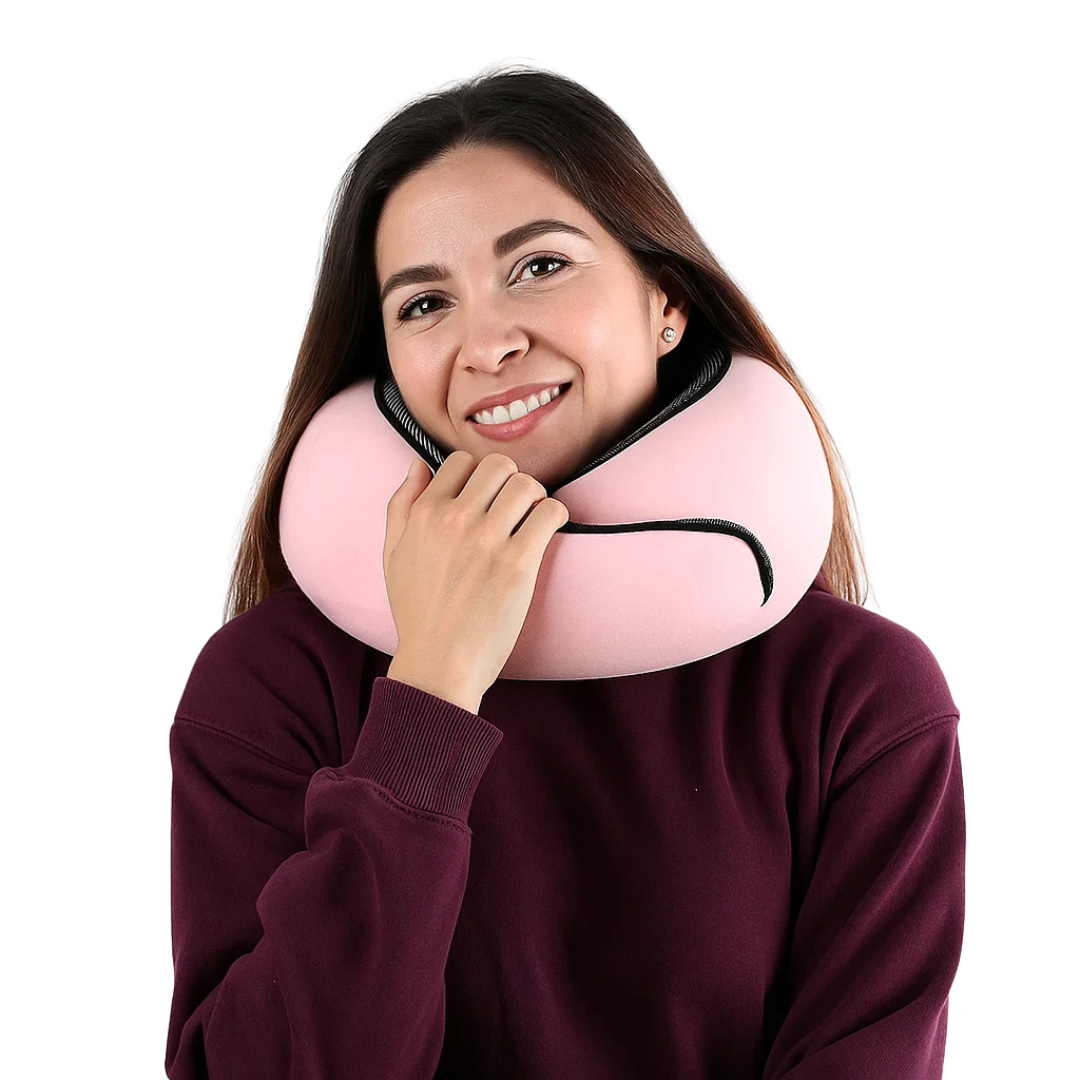 AeroRest™ – Almohada de Viaje Ergonómica