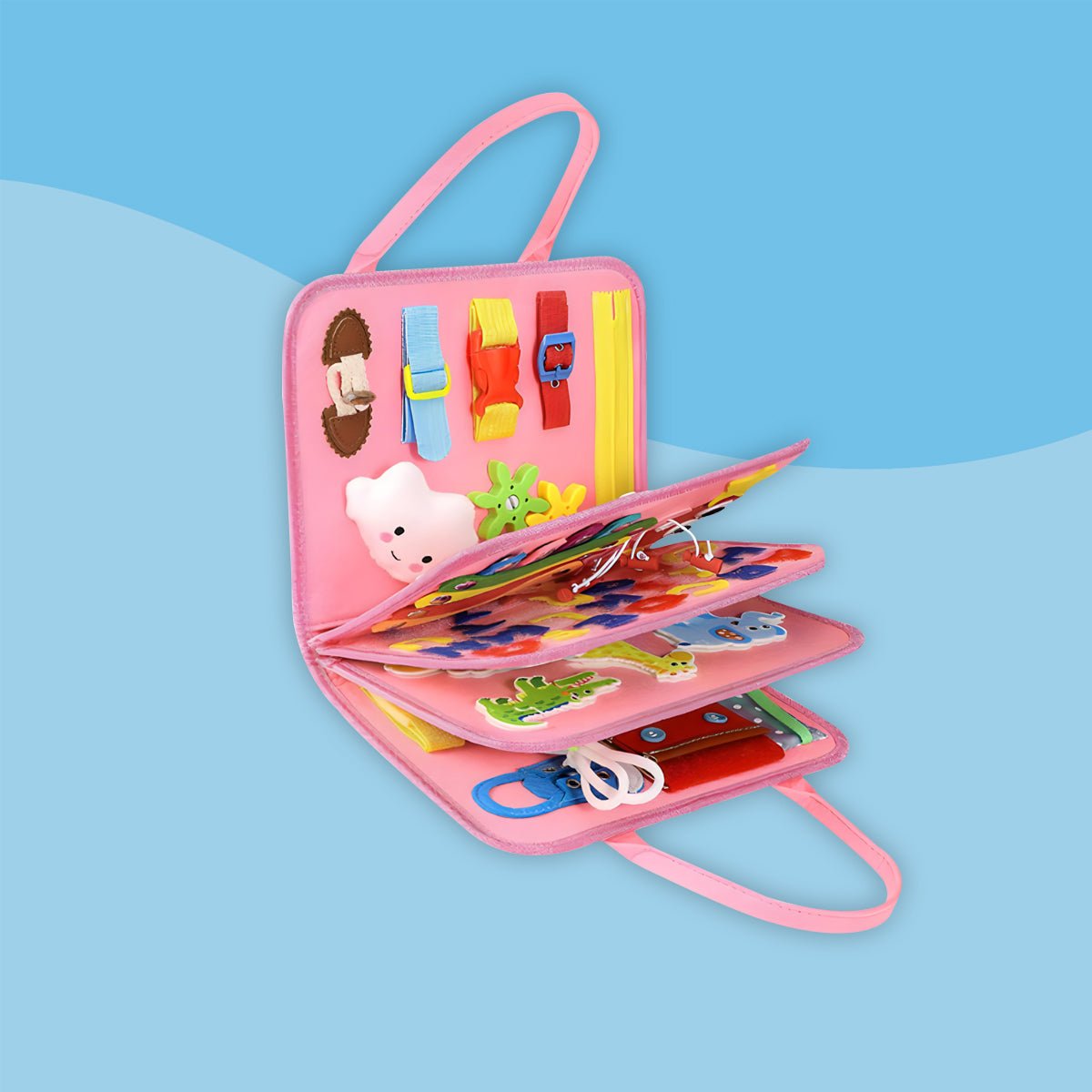 ManosListas™ – Libro Montessori de actividades portátil