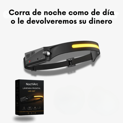 NoctiArc™– Iluminación panorámica 230° y control manos libres