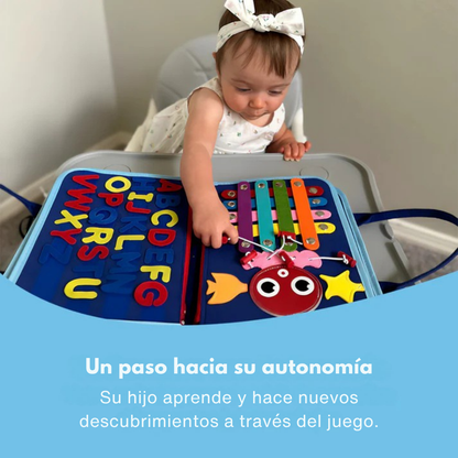 ManosListas™ – Libro Montessori de actividades portátil