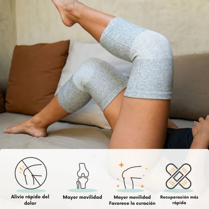 EcoFlex™ – Rodillera de bambú para alivio natural del dolor