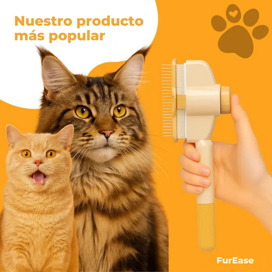 FurEase™ – Cepillo anti-pelos para gatos