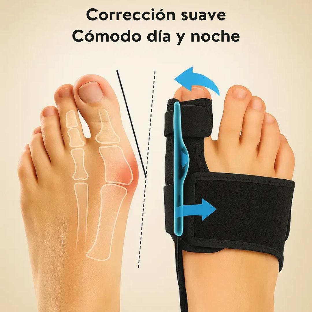 AlignaToe™ – Alivio del juanete y corrección suave