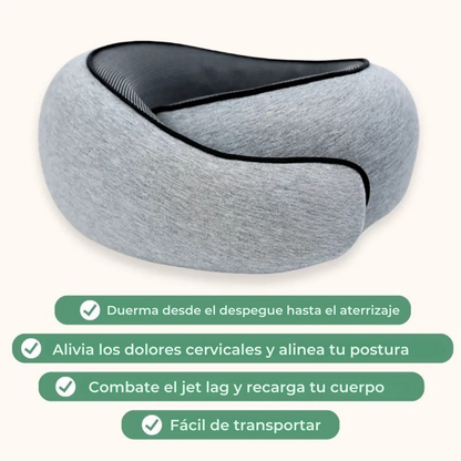AeroRest™ – Almohada de Viaje Ergonómica