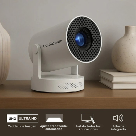 LumiBeam™ – Proyector Ultra HD Portátil