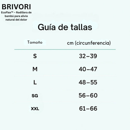 EcoFlex™ – Rodillera de bambú para alivio natural del dolor