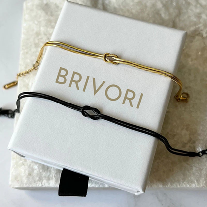 Eterno Lazo™ – Pulsera de Pareja con Nudo