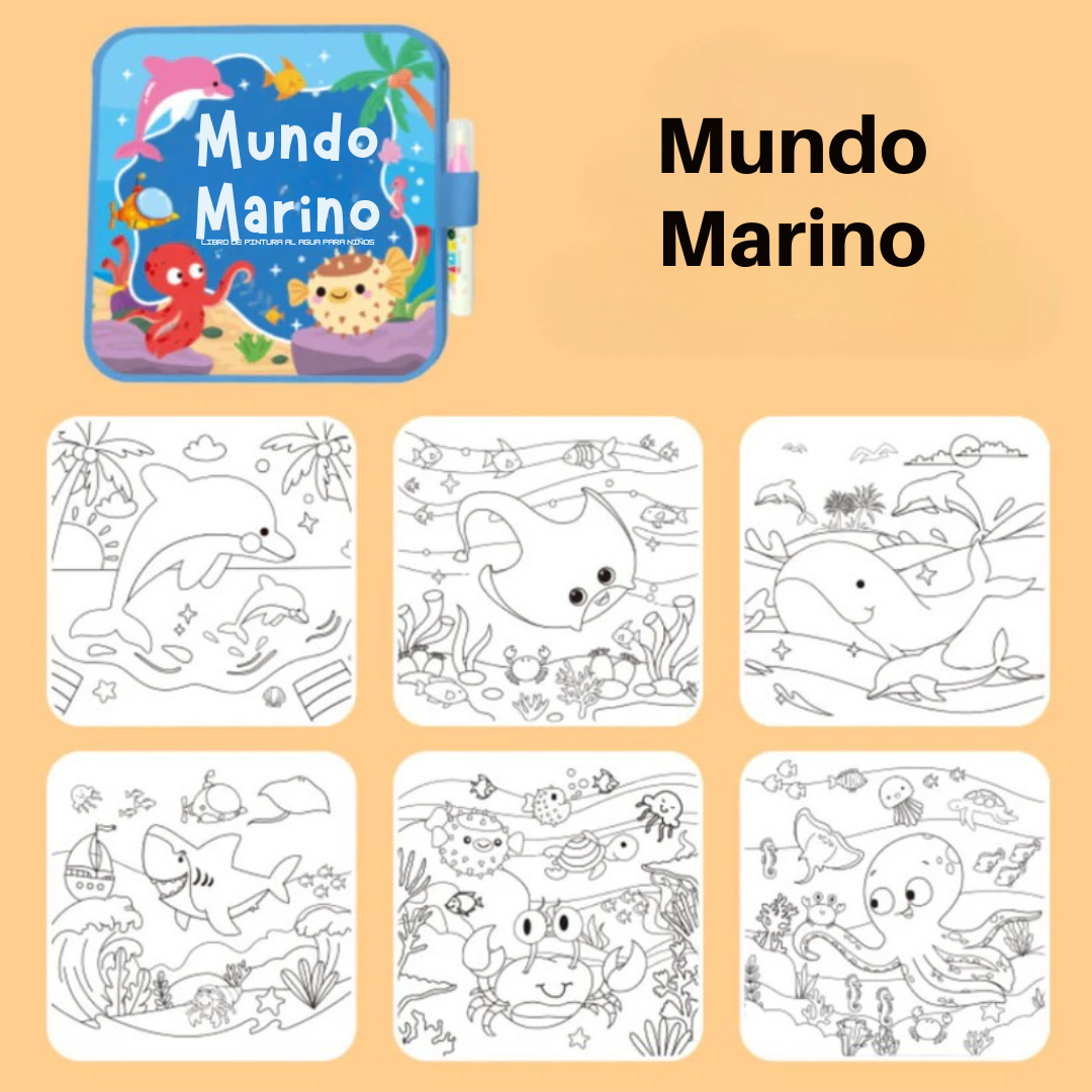 Aquapinta™ – Libro de pintura al agua reutilizable