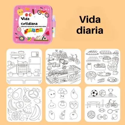 Aquapinta™ – Libro de pintura al agua reutilizable