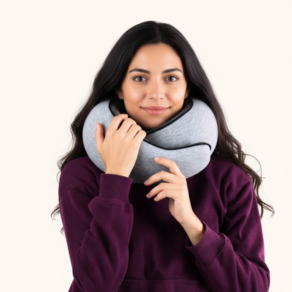 AeroRest™ – Almohada de Viaje Ergonómica