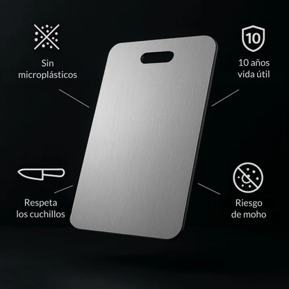Culinara™ – Tabla de corte higiénica de titanio