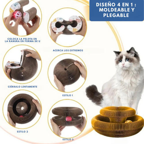 CocoGato™ – Refugio modular antiestrés con rascador