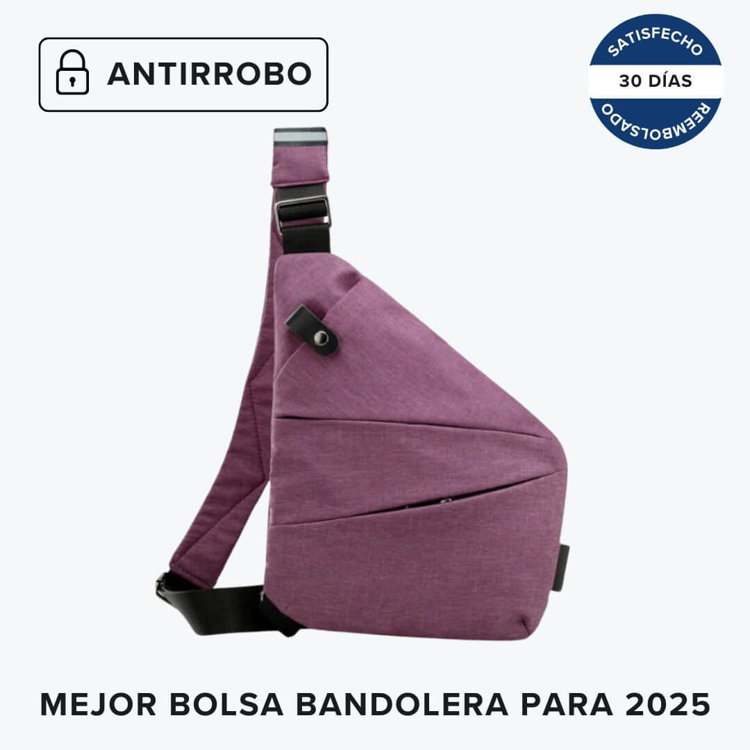 Bolso Bandolera Antirrobo