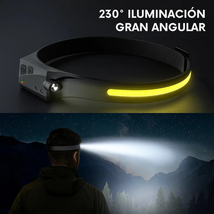 NoctiArc™– Iluminación panorámica 230° y control manos libres