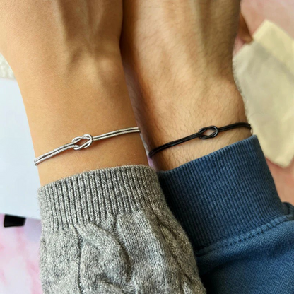 Eterno Lazo™ – Pulsera de Pareja con Nudo