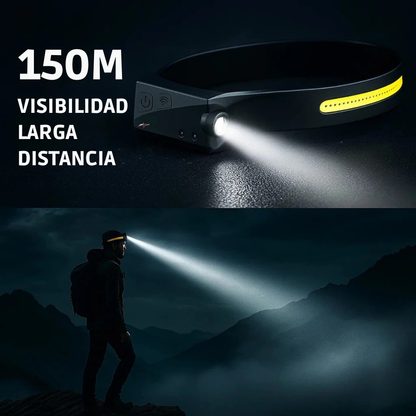 NoctiArc™– Iluminación panorámica 230° y control manos libres