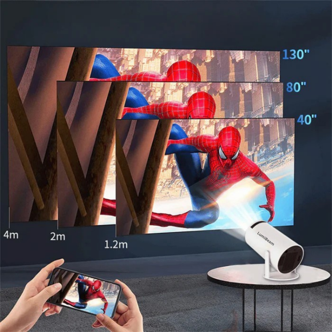 LumiBeam™ – Proyector Ultra HD Portátil