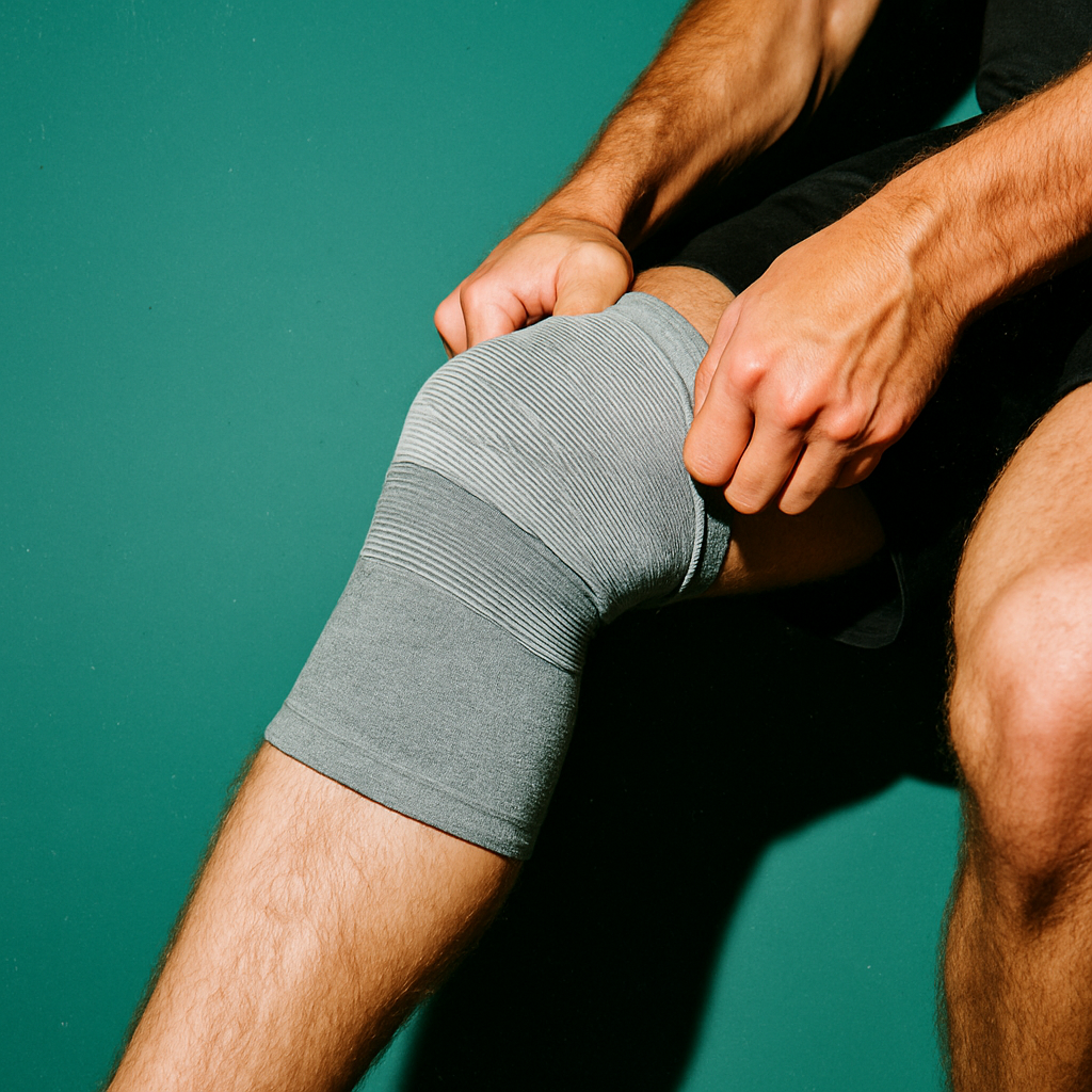 EcoFlex™ – Rodillera de bambú para alivio natural del dolor