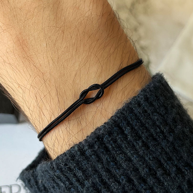 Eterno Lazo™ – Pulsera de Pareja con Nudo