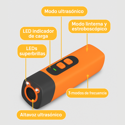 Brivori™ - Disuasor ultrasónico de ladridos para perros