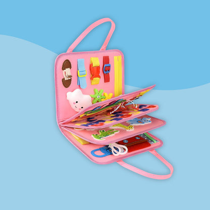 ManosListas™ – Libro Montessori de actividades portátil