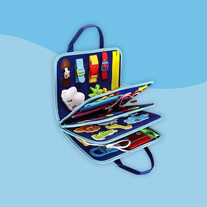 ManosListas™ – Libro Montessori de actividades portátil